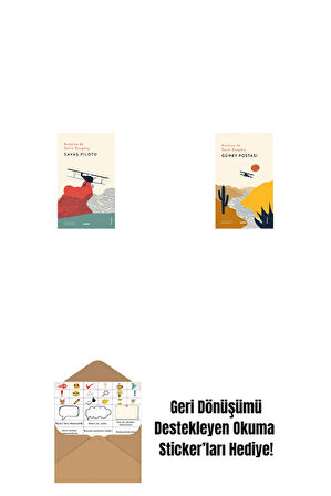 Savaş Pilotu + Güney Postası + Okuma Sticker'ları