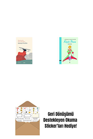 Savaş Pilotu + Küçük Prens + Okuma Sticker'ları