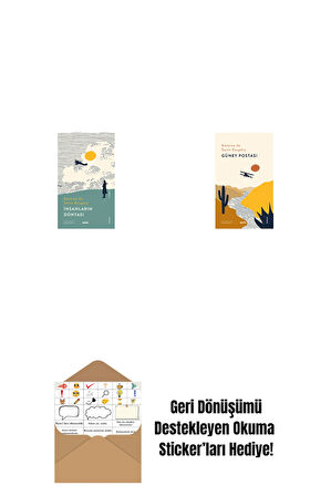 İnsanların  Dünyası + Güney Postası + Okuma Sticker'ları