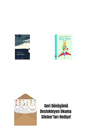 Gece Uçuşu + Küçük Prens + Okuma Sticker'ları