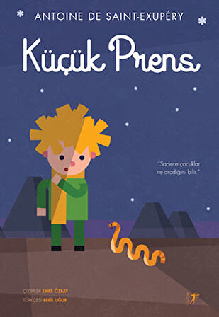 Küçük Prens (Ciltli) - Büyük Boy + Küçük Prens + Okuma Sticker'ları
