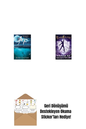 Artemis Fowl 7 - Atlantis Saplantısı + Yarım Ay Dedektiflik + Okuma Sticker'ları