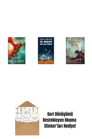 Son Ejderha + Ve Başka Bir Şey Daha + Artemis Fowl 6 - Zaman Paradoksu + Okuma Sticker'ları