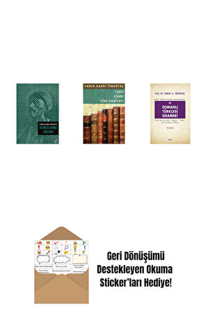 Yunus Emre Dîvânı + Tarih İçinde Türk Edebiyatı + Osmanlı Türkçesi Grameri 3 + Okuma Sticker'ları