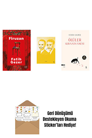 Firuzan + Suni Tebessüm + Ölüler Kıraathanesi + Okuma Sticker'ları