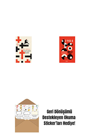 Papazın Kızı ( Ciltli ) + 1984 (Ciltli) + Okuma Sticker'ları