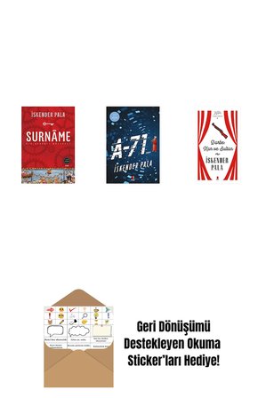 Surnâme - Bir Osmanlı Mâcerası + A-71 + Darbe: Kan ve Sultan (Ciltli) + Okuma Sticker'ları