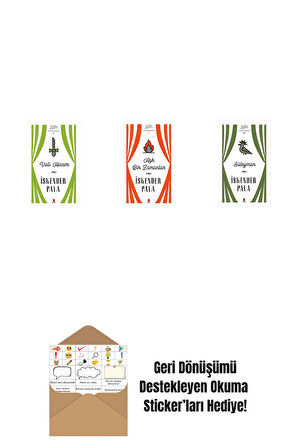 Vali Hanım (Ciltli) + Aşk Bir Zamanlar  (Ciltli) + Süleyman (Ciltli) + Okuma Sticker'ları