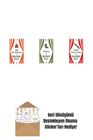 Aşk Bir Zamanlar  (Ciltli) + Süleyman (Ciltli) + Darbe: Kan ve Sultan (Ciltli) + Okuma Sticker'ları