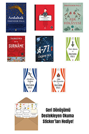 İskender Pala 8 Kitap Set + Okuma Sticker'ları