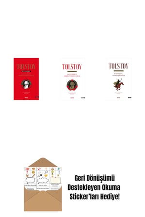 Tolstoy Bütün Eserleri 15 (Ciltli) + Tolstoy Bütün Eserleri 15 + Tolstoy Bütün Eserleri 14 + Okuma Sticker'ları