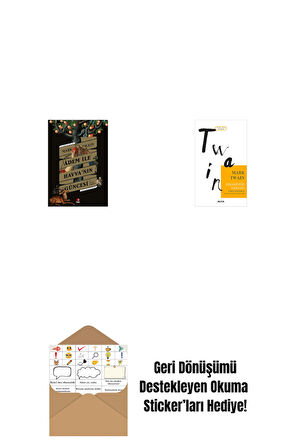 Adem ile Havva’nın Güncesi + Esrarengiz Yabancı + Okuma Sticker'ları