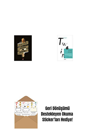 İnsan Nedir? + Çifte Kavrulmuş Bir Dedektiflik Öyküsü + Okuma Sticker'ları