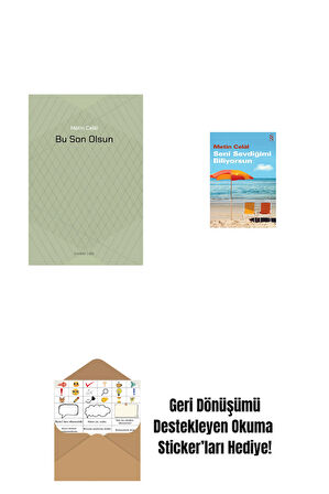 Bu Son Olsun + Seni Sevdiğimi Biliyorsun + Okuma Sticker'ları