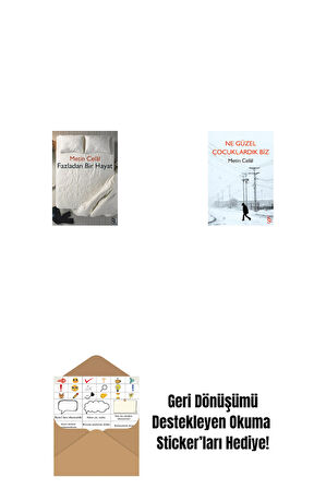 Fazladan Bir Hayat + Ne Güzel Çocuklardık Biz + Okuma Sticker'ları