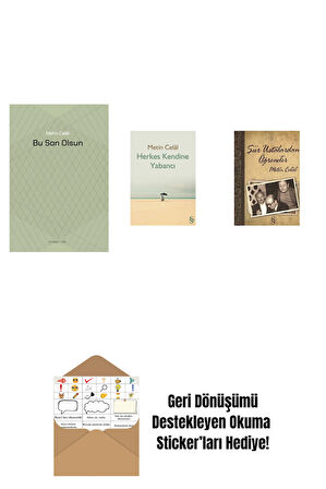 Bu Son Olsun + Herkes Kendine Yabancı + Şiir Ustalardan Öğrenilir + Okuma Sticker'ları