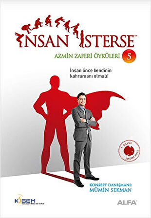 Hayat Bilgesi + İnsan İsterse - Azmin Zaferi Öyküleri 5 + Okuma Sticker'ları