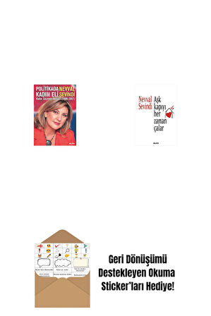 Politikada Kadın Eli + Aşk Kapıyı Her Zaman Çalar + Okuma Sticker'ları