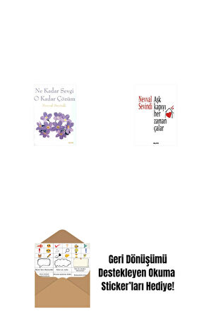 Ne Kadar Sevgi O Kadar Çözüm + Aşk Kapıyı Her Zaman Çalar + Okuma Sticker'ları