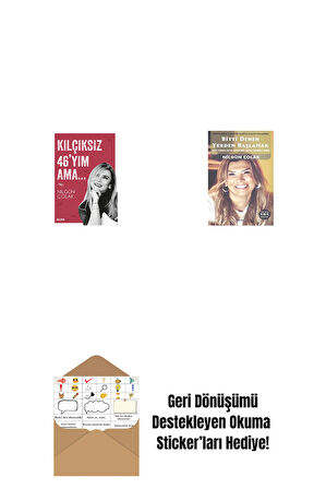 Kılçıksız 46'yım Ama... + Bitti Denen Yerden Başlamak (Cep Boy) + Okuma Sticker'ları