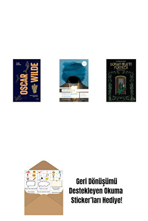 Oscar Wilde - Toplu Öyküler (Ciltli) + Dorian Gray'in Portresi + Dorian Gray'in Portresi + Okuma Sticker'ları