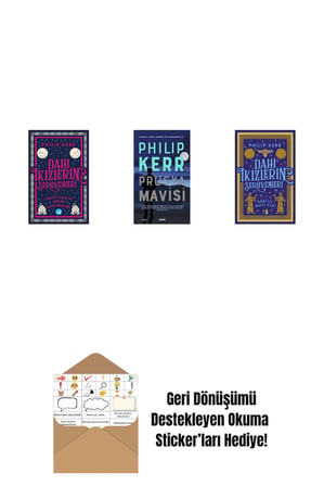 Dahi İkizlerin Serüvenleri - Cengiz Han’ın Mezar Soyguncuları + Prusya Mavisi + Dahi İkizlerin Serüvenleri - Babilli Mavi Cin + Okuma Sticker'ları