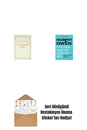 Uluslararası Yargı + Robert Owen Sosyalizmin Öncülerinden + Okuma Sticker'ları
