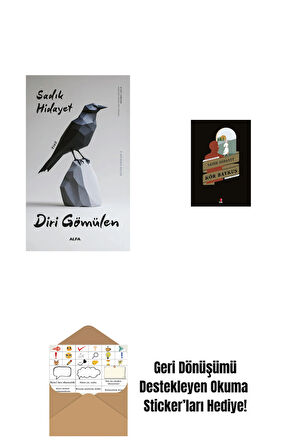 Diri Gömülen + Kör Baykuş + Okuma Sticker'ları