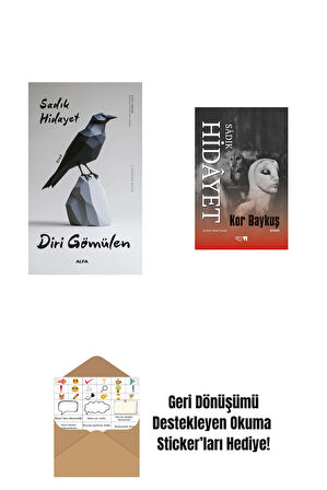 Diri Gömülen + Kör Baykuş + Okuma Sticker'ları