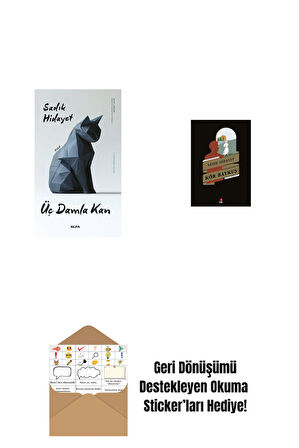 Üç Damla Kan + Kör Baykuş + Okuma Sticker'ları