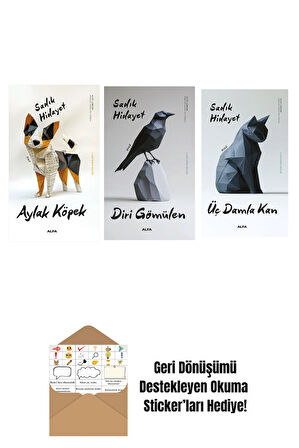 Aylak Köpek + Diri Gömülen + Üç Damla Kan + Okuma Sticker'ları
