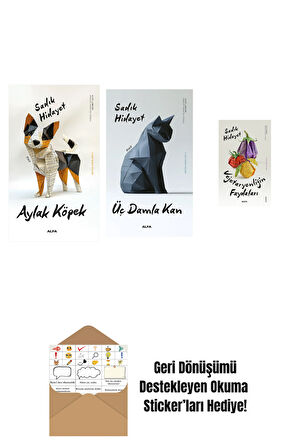 Aylak Köpek + Üç Damla Kan + Vejetaryenliğin Faydaları + Okuma Sticker'ları