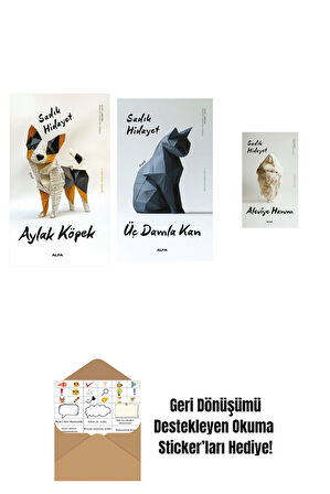 Aylak Köpek + Üç Damla Kan + Aleviye Hanım + Okuma Sticker'ları