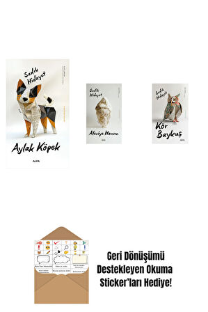 Aylak Köpek + Aleviye Hanım + Kör Baykuş + Okuma Sticker'ları