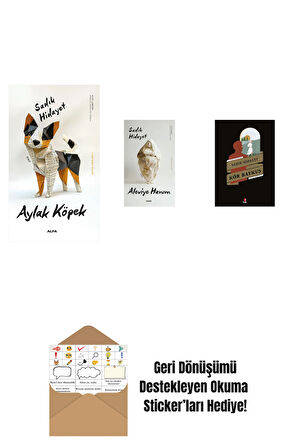 Aylak Köpek + Aleviye Hanım + Kör Baykuş + Okuma Sticker'ları