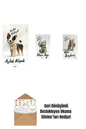 Aylak Köpek + Hacı Ağa + Kör Baykuş + Okuma Sticker'ları