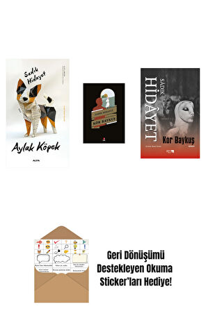 Aylak Köpek + Kör Baykuş + Kör Baykuş + Okuma Sticker'ları