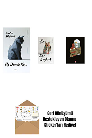 Üç Damla Kan + Kör Baykuş + Kör Baykuş + Okuma Sticker'ları