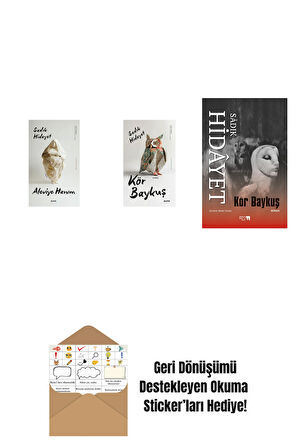 Aleviye Hanım + Kör Baykuş + Kör Baykuş + Okuma Sticker'ları