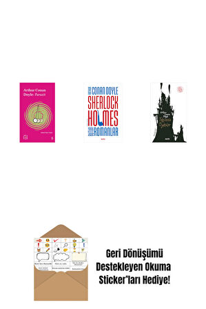 Everest Açıkhava 37 - Parazit + Sherlock Holmes - Bütün Romanlar (Ciltli) + Tekinsiz Öyküler + Okuma Sticker'ları