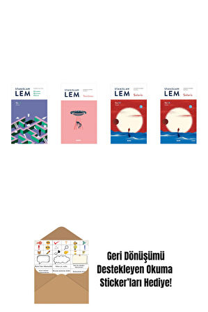 Stanislaw Lem 4 Kitap Set + Okuma Sticker'ları