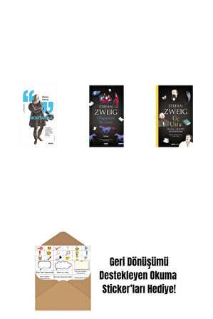 Montaigne + Olağanüstü Bir Gece + Üç Usta + Okuma Sticker'ları