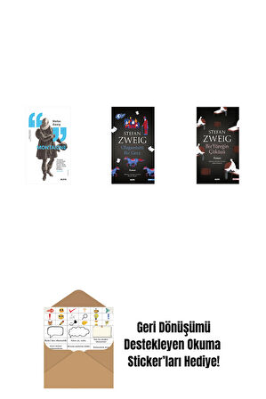 Montaigne + Olağanüstü Bir Gece + Bir Yüreğin Çöküşü + Okuma Sticker'ları