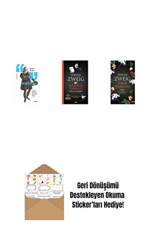 Montaigne + Rotterdamlı Erasmus’un Zaferi ve Trajedisi + Amok Koşucusu + Okuma Sticker'ları