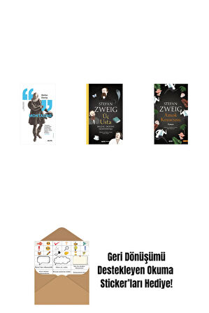 Montaigne + Üç Usta + Amok Koşucusu + Okuma Sticker'ları