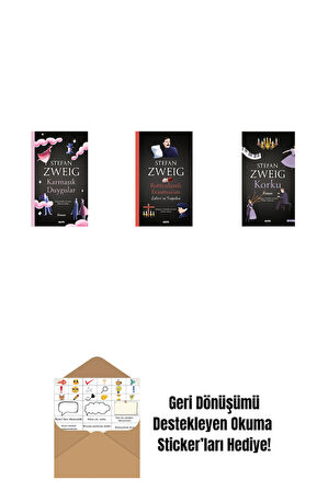 Karmaşık Duygular + Rotterdamlı Erasmus’un Zaferi ve Trajedisi + Korku + Okuma Sticker'ları