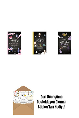 Karmaşık Duygular + Üç Usta + Korku + Okuma Sticker'ları