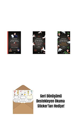 Rotterdamlı Erasmus’un Zaferi ve Trajedisi + Bir Yüreğin Çöküşü + Amok Koşucusu + Okuma Sticker'ları