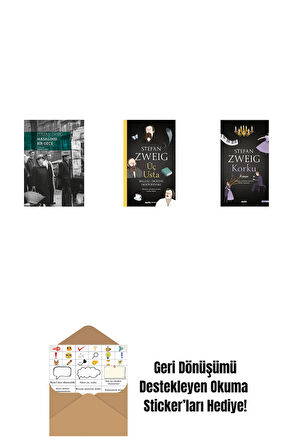 Masalımsı Bir Gece + Üç Usta + Korku + Okuma Sticker'ları