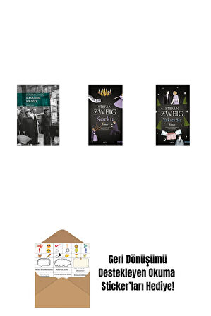 Masalımsı Bir Gece + Korku + Yakıcı Sır + Okuma Sticker'ları